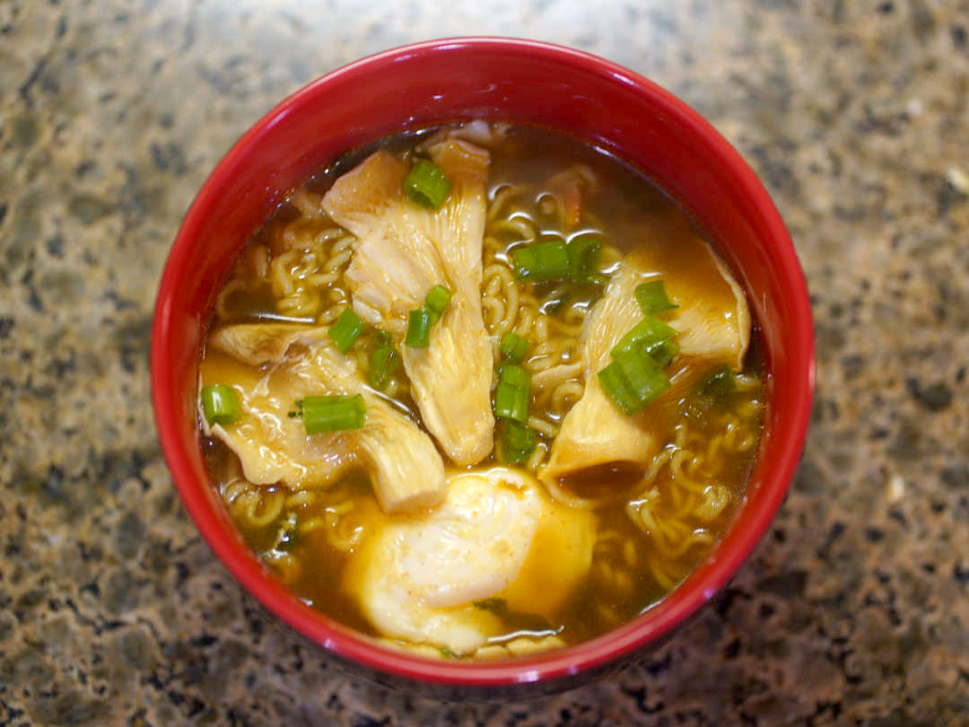 Jin Ramen with Dehydrated White Oyster